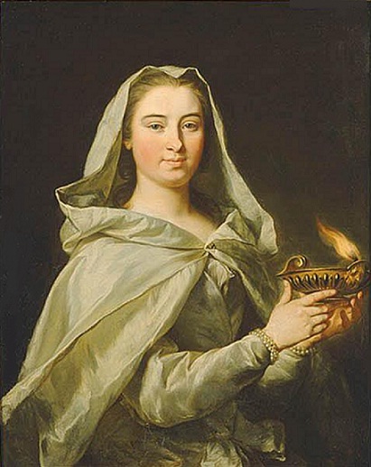 unknow artist Portrait of Charlotta Sparre as a Vestal